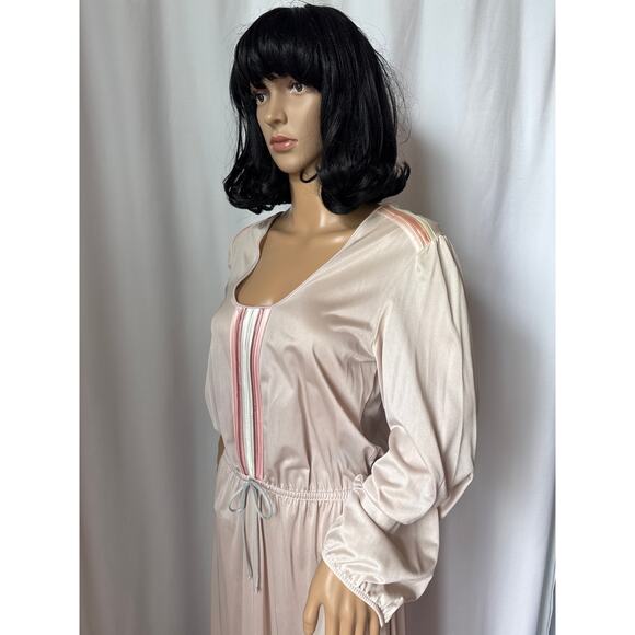 American Vintage Sears openback Nightgown & robe set pink gray medium - Picture 16 of 16